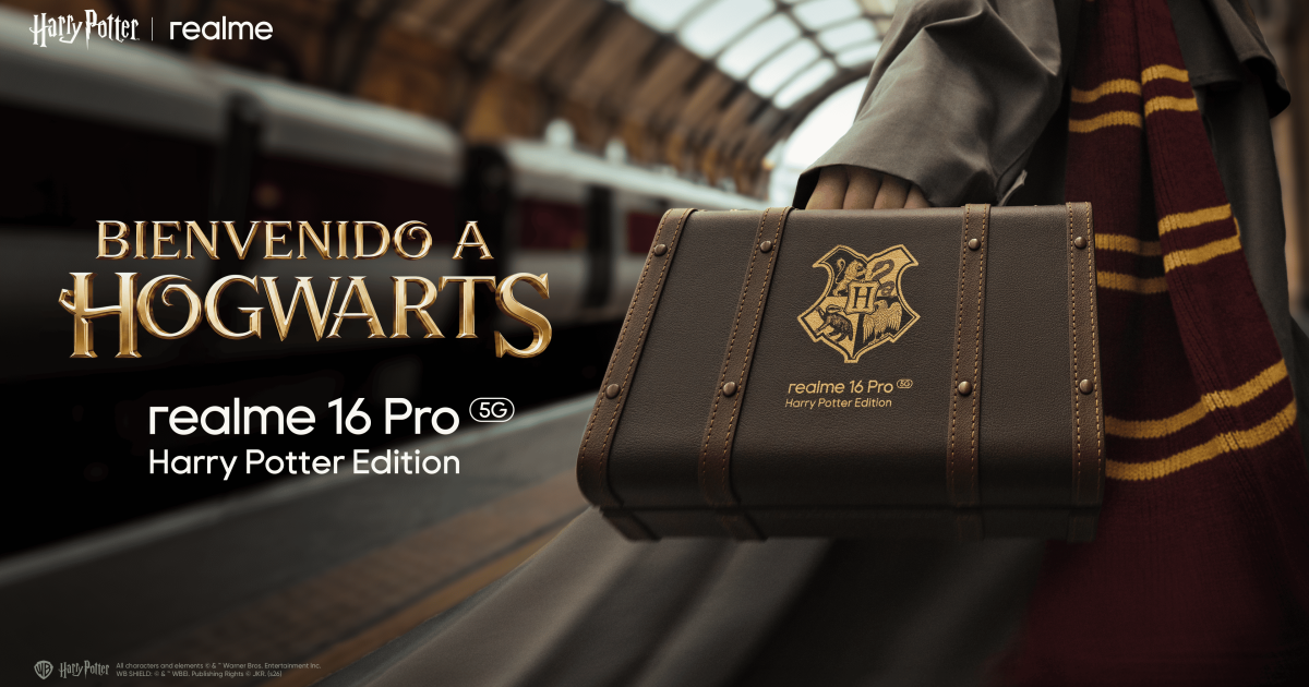realme lanza un smartphone de Harry Potter junto a Warn