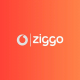 Lodo de VodafoneZiggo, operadora neerlandesa propiedad de Liberty Global LIBERTY GLOBAL