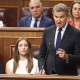 El presidente del Partido Popular, Alberto Núñez Feijóo, interviene durante una sesión plenaria en el Congreso  Eduardo Parra - Europa Press
