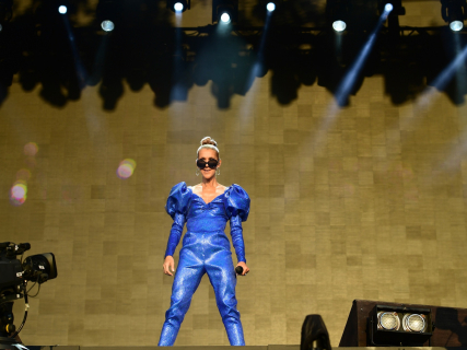 EuropaPress 2253902 05 july 2019 england london canadian singer celine dion performs on stage