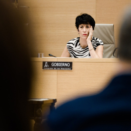 La ministra de Inclusión, Seguridad Social y Migraciones, Elma Saiz, durante una comparecencia ante la Comisión de Interior en el Congreso de los Diputados, a 28 de agosto de 2026, en Madrid (España) | Carlos Luján