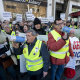 Diferentes asociaciones de pensionistas agrupadas en torno a la Unidad de Acción de Madrid para defender la revalorización de las pensiones, frente a la sede nacional del PP, a 31 de enero de 2025, en Madrid (España).  Foto: Europa Press. 