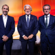 El presidente de Henkel Ibérica, Adrian Orbea; el presidente de Foment del Treball, Josep Sánchez Llibre, y el socio responsable de PWC en Catalunya, Ignacio Marull FOMENT DEL TREBALL