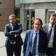 I-d : Los abogados defensores de los detenidos por la agresión a dos militantes de AMA Asturies, Eduardo Estrada, Santiago Estrada, Ernesto Tuñón, Alejandro Álvarez-Buylla y José Manuel Fernández. JUAN VEGA - EUROPA PRESS