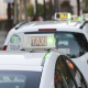 Imagen recurso de taxis en el centro de Sevilla. ROCÍO RUZ / EUROPA PRESS