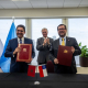 Los ministros de Exteriores de Chile, Francisco Pérez Mackenna, y de Marruecos, Nasser Bourita MINISTERIO DE EXTERIORES DE CHILE