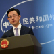 El portavoz del Ministerio de Exteriores de China, Guo Jiakun, durante una rueda de prensa en abril de 2026 (archivo) Johannes Neudecker/dpa