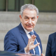 El expresidente del Gobierno José Luis Rodríguez Zapatero a su llegada a la Audiencia Nacional para declarar ante el juez del 'caso Plus Ultra' CESAR VALLEJO RODRIGUEZ