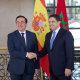 El ministro de Asuntos Exteriores, Unión Europea y Cooperación, José Manuel Albares, en una reunión en Rabat con su homólogo de Marruecos, Naser Burita, en 2023. MINISTERIO DE ASUNTOS EXTERIORES
