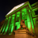 Edificios y monumentos de toda España se iluminan de verde para reconocer el papel farmacéutico en la salud poblacional MAURICIO SKRYCKY