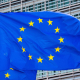 Banderas de la UE ante la Comisión Europea. Alicia Windzio/dpa