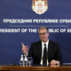 El presidente serbio, Aleksandar Vucic, presenta su dimisión Predrag Milosavljevic / Xinhua News / Europa Press