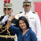 La presidenta de Perú, Keiko Fujimori, en su llegada al Palacio Legislativo en Lima. Mariana Bazo / Xinhua News / Europa Press