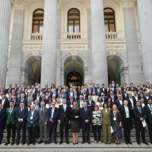 Foto de familia de la décima edición de 'CEPYME500', celebrada el 30 de septiembre de 2026 en Madrid (España). CEPYME