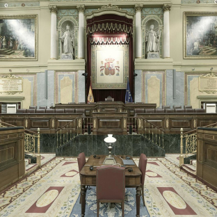 El hemiciclo vacío del Congreso Jesús Hellín - Europa Press El hemiciclo vacío del Congreso Jesús Hellín - Europa Press