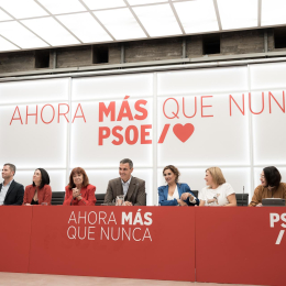 El presidente del Gobierno y secretario general del PSOE, Pedro Sánchez, preside la reunión de la Comisión Ejecutiva Federal (CEF) del PSOE, en la sede del PSOE en Ferraz, a 5 de octubre de 2026, Diego Radamés - Europa Press