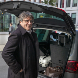EuropaPress | Expresidente Generalitat Carles Puigdemont salida Parlamento Europeo (2023)
