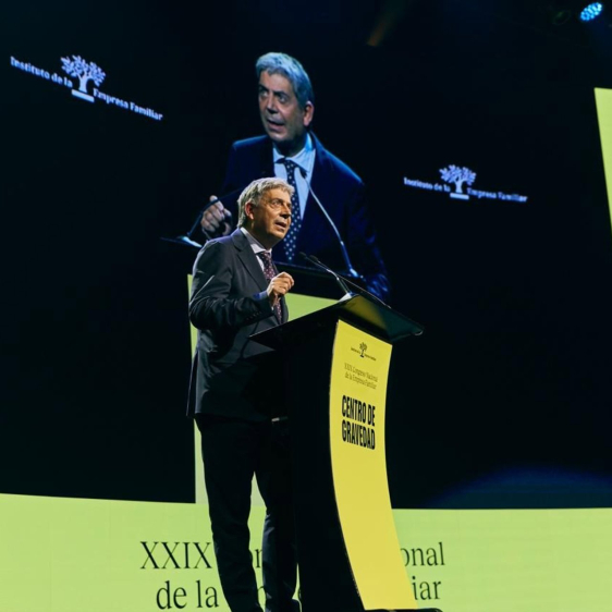 El presidente del Instituto de la Empresa Familiar, Eloi Planes, durante la clausura del XXIX Congreso Nacional Empresa Familiar, a 6 de octubre de 2026. INSTITUTO DE LA EMPRESA FAMILIAR El presidente del Instituto de la Empresa Familiar, Eloi Planes, durante la clausura del XXIX Congreso Nacional Empresa Familiar, a 6 de octubre de 2026. INSTITUTO DE LA EMPRESA FAMILIAR
