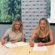 Imagen de la firma del acuerdo. AELMHU