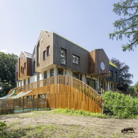 MOSO® Bamboo apuesta por la construcción biobasada en una nueva guardería en los Países Bajos