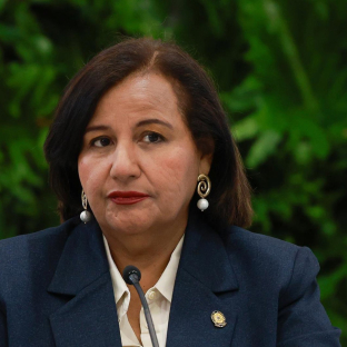 La opositora venezolana Dinorah Figura, quien encabeza la delegación de la Asamblea Nacional electa en 2015 en el proceso de diálogo político en Venezuela (archivo) Javier Campos/dpa