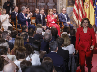 La alcaldesa de Valencia, María José Catalá, durante el acto institucional del 9 d'Octubre, Día de la Comunitat Valenciana, a 9 de octubre de 2026, en Valencia, Comunidad Valenciana | Rober Solsona