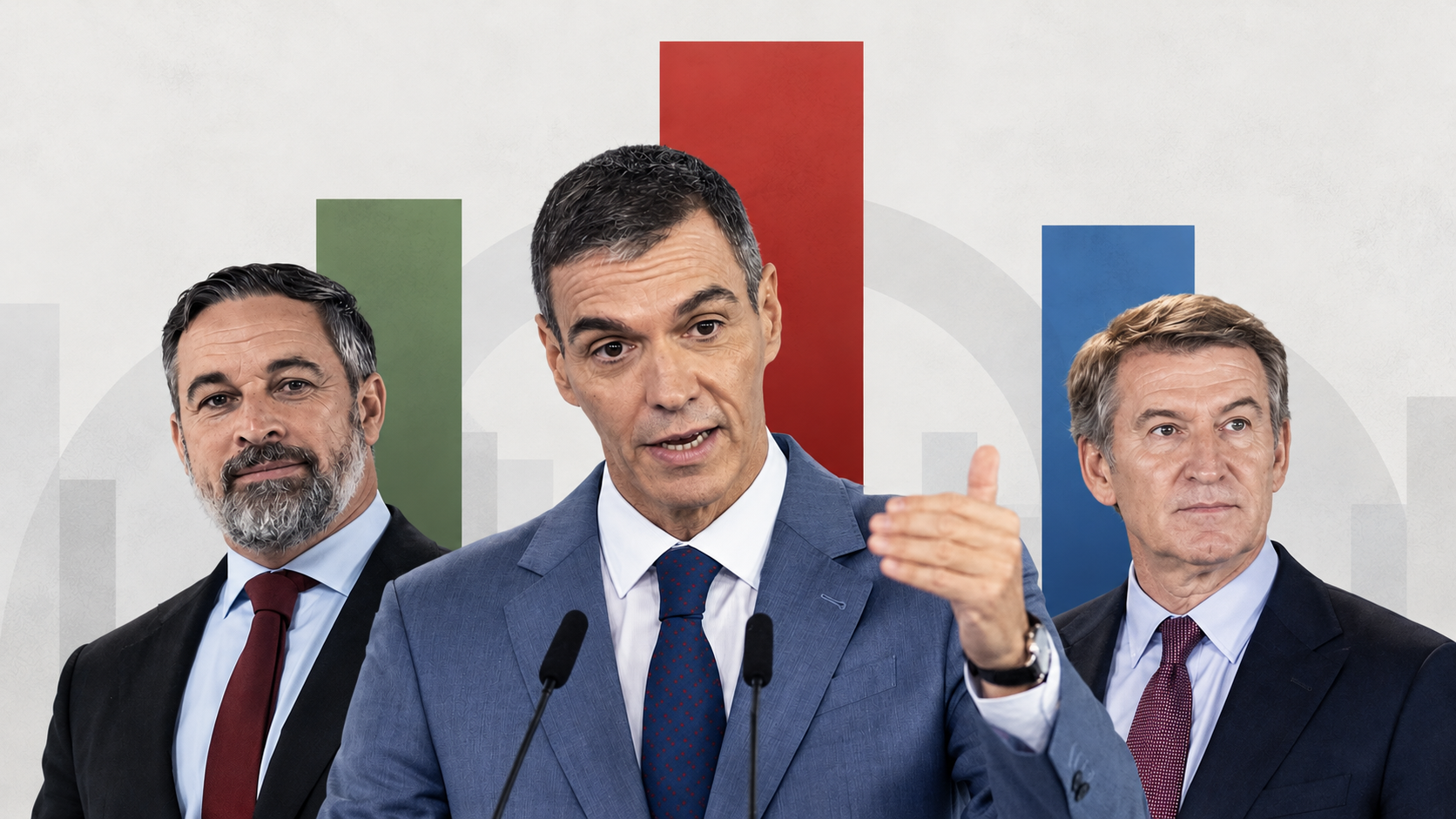 Montaje editorial de políticos europeos