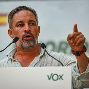 EuropaPress 7784336 lider vox santiago abascal interviene acto vox plaza marina sants 18