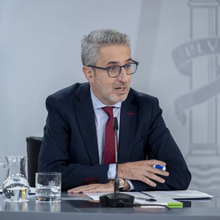El ministro de Hacienda, Arcadi España, durante una rueda de prensa tras el Consejo de Ministros, a 13 de octubre de 2026, en Madrid (España) | Alberto Ortega El ministro de Hacienda, Arcadi España, durante una rueda de prensa tras el Consejo de Ministros, a 13 de octubre de 2026, en Madrid (España) | Alberto Ortega