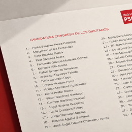Lista de candidatos del PSOE en Madrid
