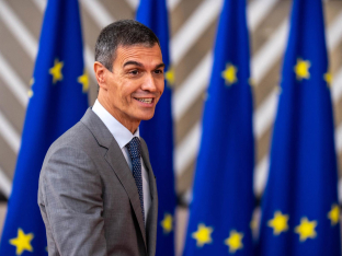 El presidente del Gobierno, Pedro Sánchez, a su llegada al Consejo Europeo en Bruselas Michael Kappeler/dpa