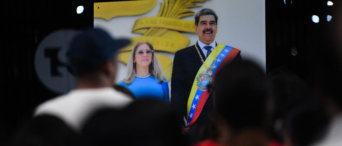 Imagen del presidente venezolano Nicolás Maduro y su esposa, Cilia Flores Tian Rui / Xinhua News / Europa Press