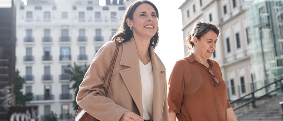 EuropaPress 7821776 secretaria general podemos irene montero atiende medios comunicacion plaza EuropaPress 7821776 secretaria general podemos irene montero atiende medios comunicacion plaza