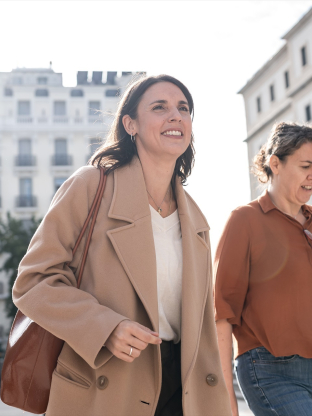 EuropaPress 7821776 secretaria general podemos irene montero atiende medios comunicacion plaza