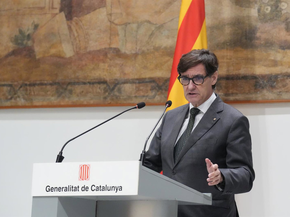 El presidente de la Generalitat de Catalunya, Salvador Illa David Zorrakino - Europa Press