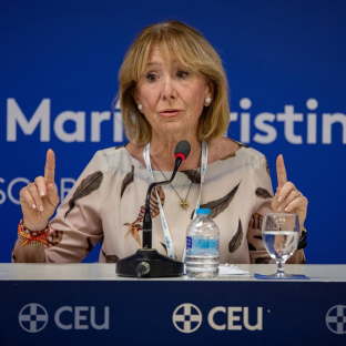 La expresidenta de la Comunidad de Madrid, Esperanza Aguirre. Rafael Bastante - Europa Press