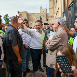 EuropaPress 7866491 presidente vox santiago abascal acto publico vox marco precampana EuropaPress 7866491 presidente vox santiago abascal acto publico vox marco precampana