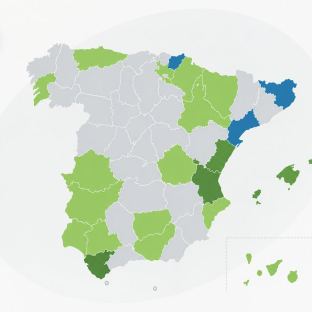 Mapa ilustrativo del acuerdo entre PP y Vox | DEMÓCRATA Mapa ilustrativo del acuerdo entre PP y Vox | DEMÓCRATA