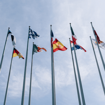 Detalle de las banderas de los países miembros de la Unión Europea en el exterior del Parlamento Europeo, institución parlamentaria que en la Unión Europea representa a los ciudadanos europeos y ejerce el Poder legislativo | Europa Press Detalle de las banderas de los países miembros de la Unión Europea en el exterior del Parlamento Europeo, institución parlamentaria que en la Unión Europea representa a los ciudadanos europeos y ejerce el Poder legislativo | Europa Press