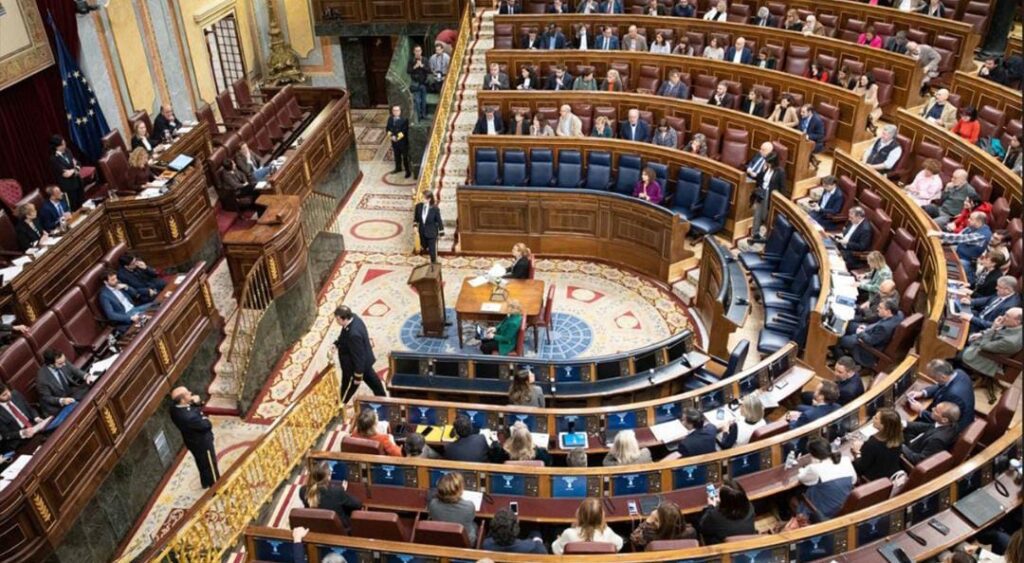 Imagen del hemiciclo del Congreso de los Diputados