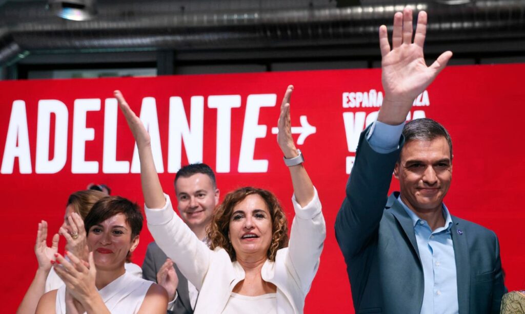 El presidente del Gobierno y candidato del PSOE a las elecciones generales, Pedro Sánchez, en la presentación de su programa electoral. Fuente EFE Mariscal