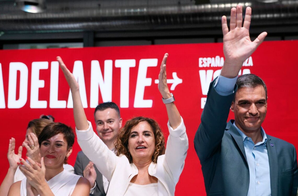 El presidente del Gobierno y candidato del PSOE a las elecciones generales, Pedro Sánchez, en la presentación de su programa electoral. Fuente EFE Mariscal