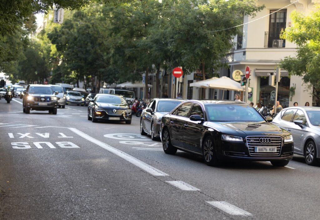Imagen de la calle Ferraz de Madrid. Fuente Eduardo Parra / Europa Press.