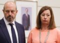 Imagen de archivo del presidente del Senado, Pedro Rollán y la presidenta del Congreso de los Diputados, Francina Armengol. Fuente Eduardo Parra/ Europa Press.