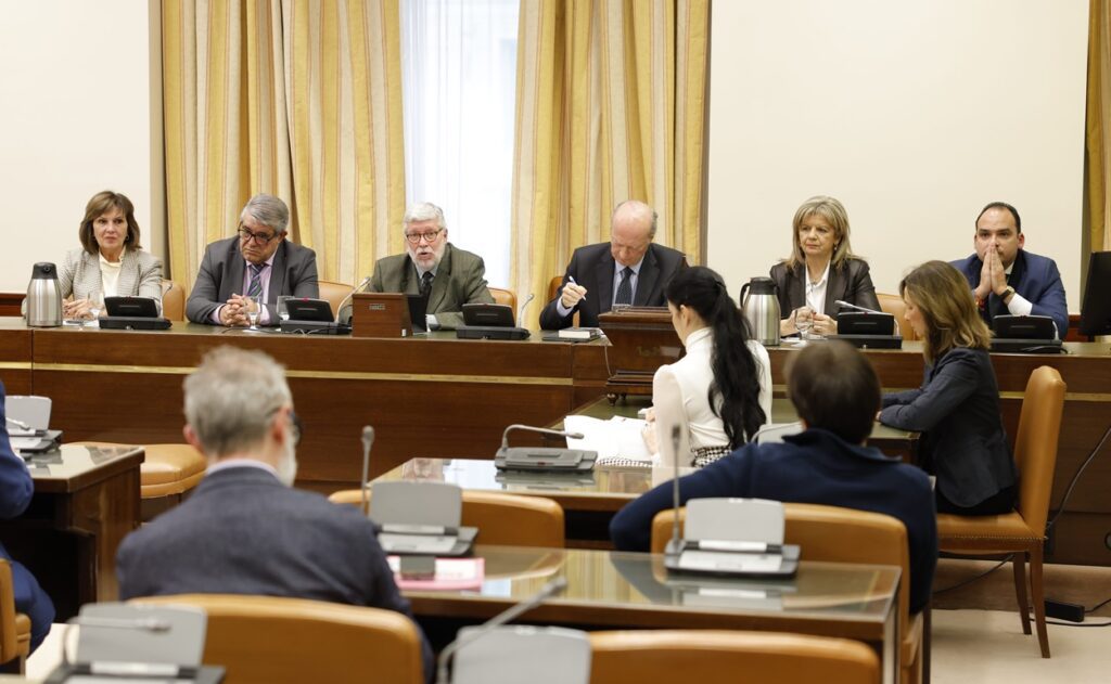 Imagen de la sesión constitutiva de la comisión de Sanidad en el Congreso de los Diputados. Fuente Congreso de los Diputados.