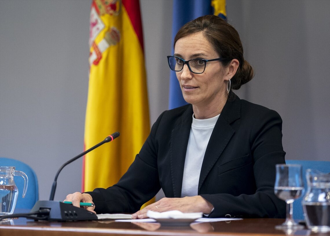 La ministra de Sanidad, Mónica García, ofrece una rueda de prensa tras la reunión con el Consejo Interterritorial del Sistema Nacional de Salud (CISNS), en la sede del Ministerio, a 21 de diciembre de 2023, en Madrid 
A. Pérez Meca / Europa Press
(Foto de ARCHIVO)
21/12/2023