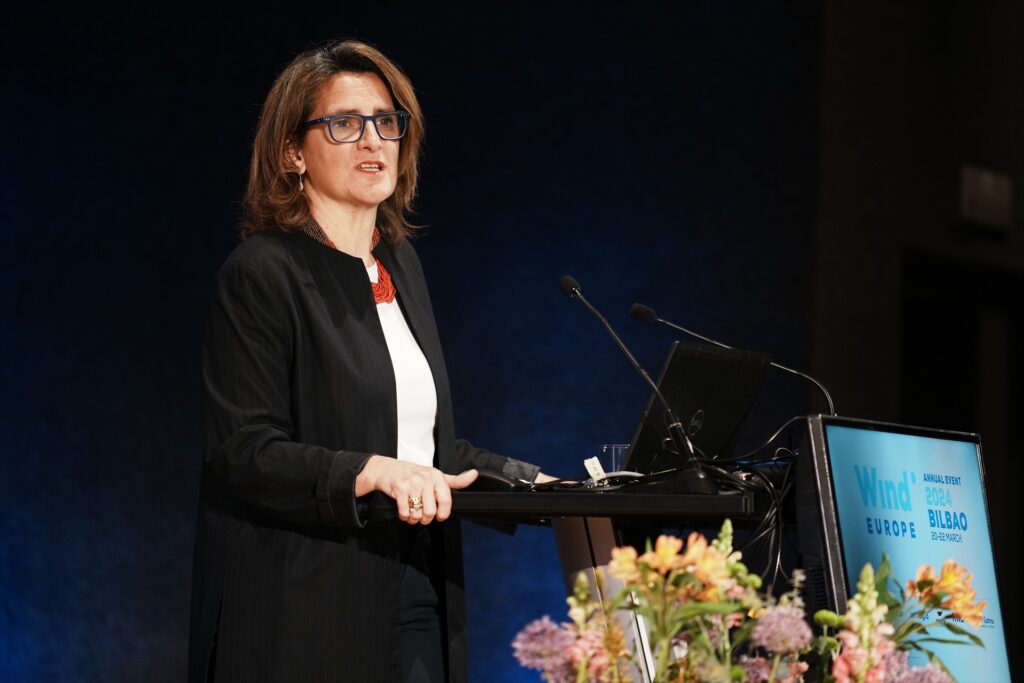 Imagen de archivo de la vicepresidenta tercera y ministra para la Transición Ecológica y el Reto Demográfico, Teresa Ribera | H. BILBAO (EUROPA PRESS).