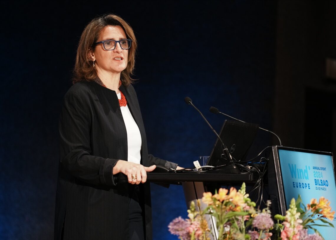 Imagen de archivo de la vicepresidenta tercera y ministra para la Transición Ecológica y el Reto Demográfico, Teresa Ribera | H. BILBAO (EUROPA PRESS).