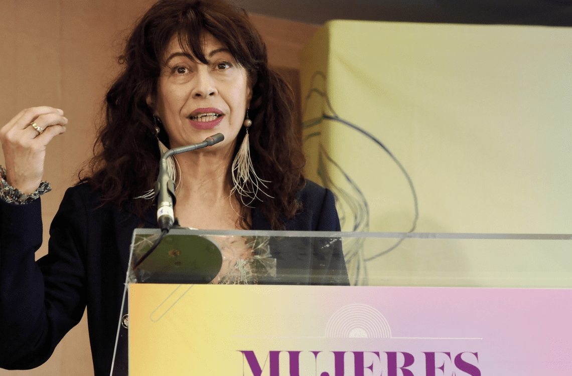 Imagen de archivo de la ministra de Igualdad, Ana Redondo, durante su participación en unas jornadas | CLAUDIA ALBA (EUROPA PRESS).