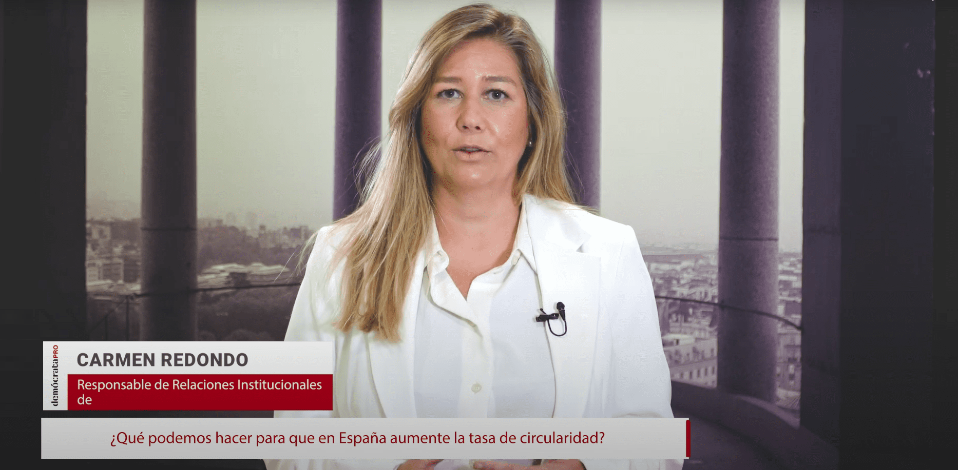 Carmen Redondo, Responsable de Relaciones Institucionales de Hispacoop
